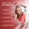 Cayenne Pepper Softgels Supplement, Supports Leg Vein, Heart and Blood