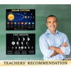 Solar System Moon Phases Chart - Laminated 14x19.5 - Educational