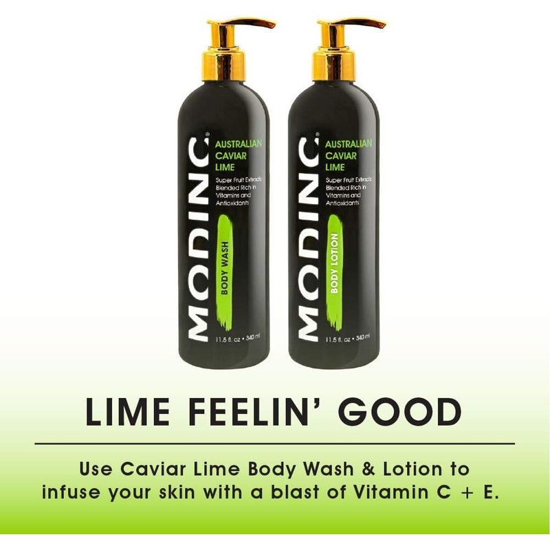 MODINC Australian Caviar Lime Body Lotion, Super Fruit Extract, Vitamins