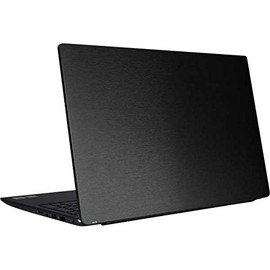 Skinit Decal Laptop Skin Compatible with Dell Vostro 15 5590 Originally Designed Black Brushed Steel Texture Design