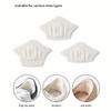 6 Pairs Black Beige Double Layer Heel Pads Universal Fit