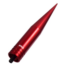 TrueSpike Red TrueSpike Stubby Short Antenna 6" For 90 06 GMC Chevy Silverado Sierra Tahoe