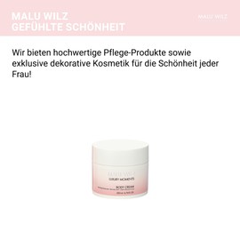 Malu Wilz Luxury Moments Body Cream 200 ml, Vegan, Rich, Fragrant Body Care with Valuable Oils, Body Cream for Velvety Soft Skin