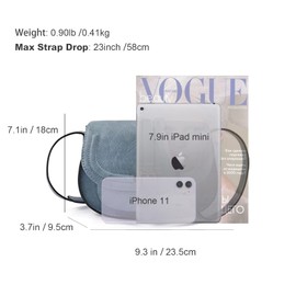 AFKOMST Crossbody Bag for Women Small Satchel and Shoulder Bag Vintage Saddle Handbags Vegan Leather