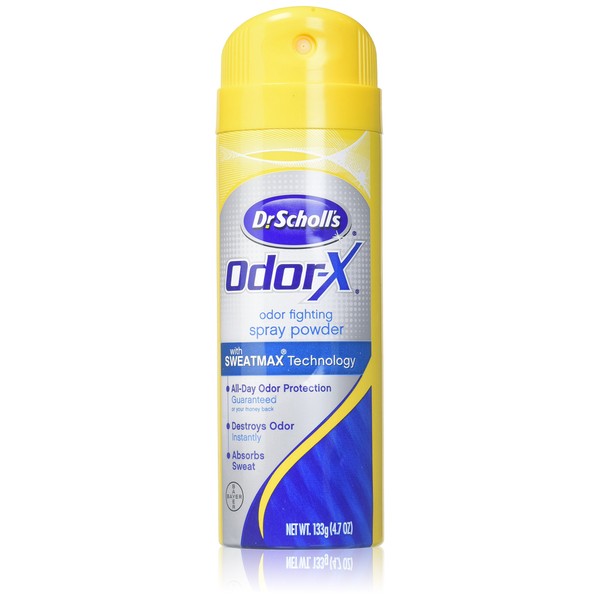 Dr. Scholls Odor X With Sweatmax Spray Powder 4.7 Ounce (139ml) (6 Pack)
