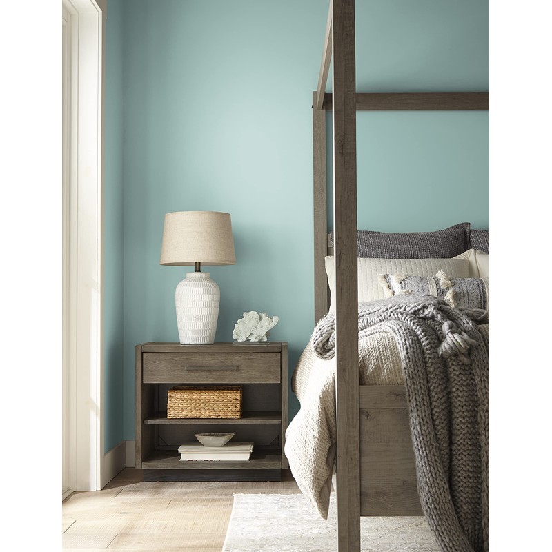 KILZ TRIBUTE Paint & Primer, Interior, Color Sample, Oceanic, 8