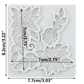 TAOXIBEI Rose Leaves Polymer Clay Molds for Polymer Clay Making Crafting