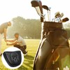 Alide White Stitch Skull Design Golf Mallet Putter Cover with