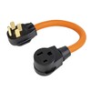 1.5-Feet Nema 14-50P to 6-50R Adapter Cable 250V Heavy Duty