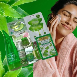 Kit Limpieza Y Cuidado Facial Sábila Skincare Aloe Vera                                                                                               