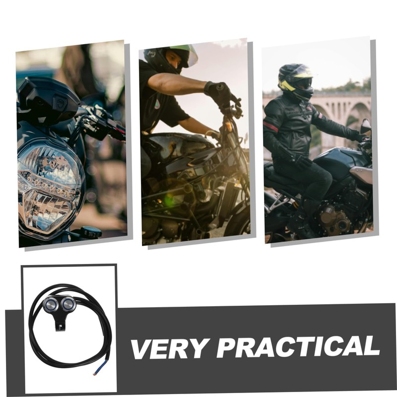 FUNOMOCYA Motorcycle Replacement Switch 7/8''/22mm Handlebar Switch with Fog Light