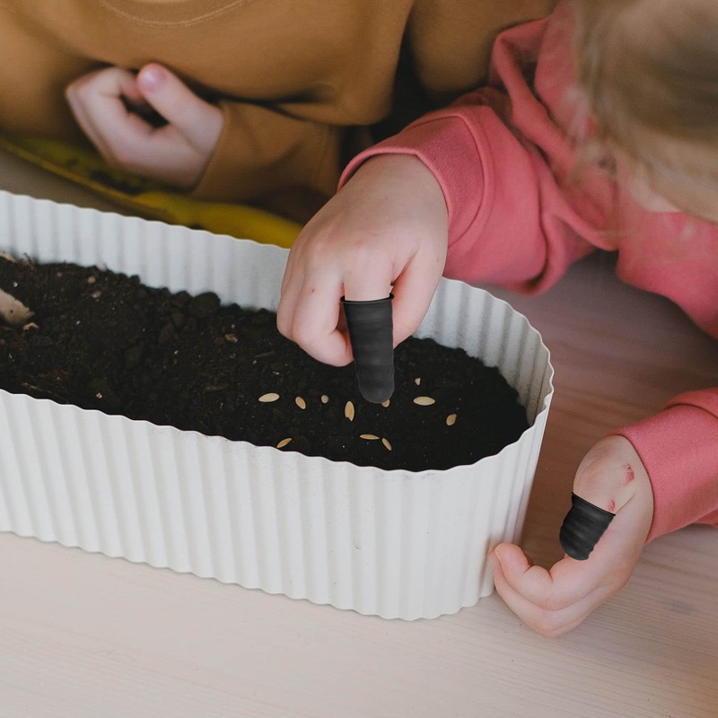 200 Pcs Finger Cots, Disposable Finger Protectors, Latex Anti-Static Finger