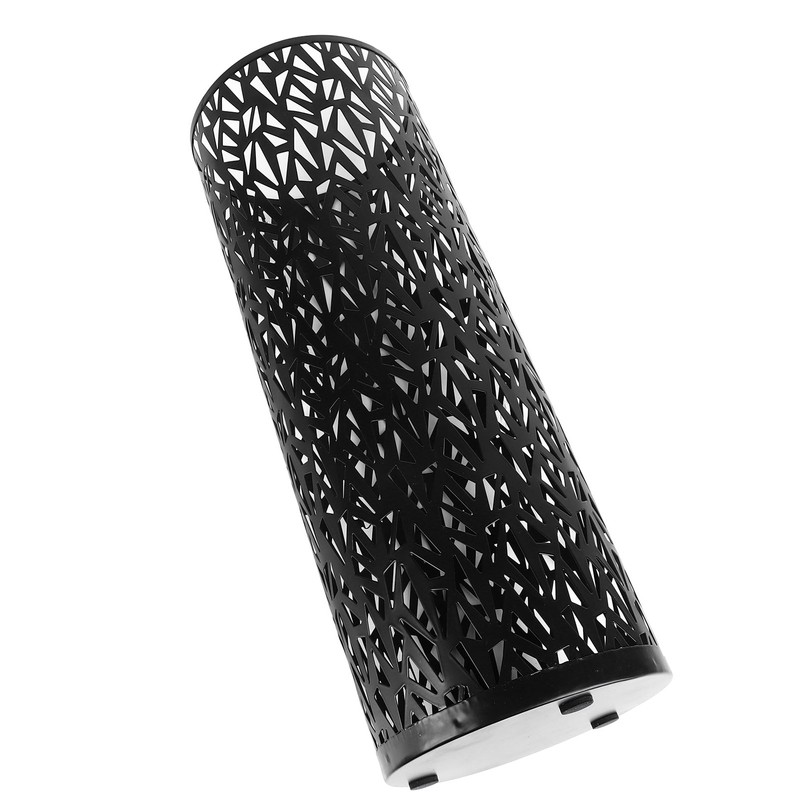 Umbrella Stand Rack for Entryway Metal Hollowed Freestanding Round Umbrella