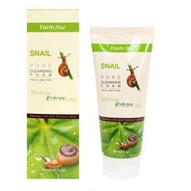 K-Musculo FARMSTAY SNAIL PURE CLEANSING FOAM, 180ml