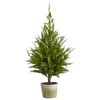 Nearly Natural 3.5ft. Cedar Pine “Natural Look” Artificial Tree in