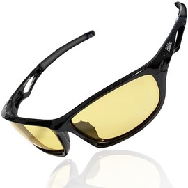 Adventure King BB1 Night Driving Sunglasses, Polarized Sunglasses, Night Fishing, Fishing, Driving, UV Protection, Polarized Glasses, Sports Sunglasses, Black