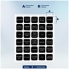 Five Oceans 30 Pcs Boat Sticker Kit, Marine Switch Labels,
