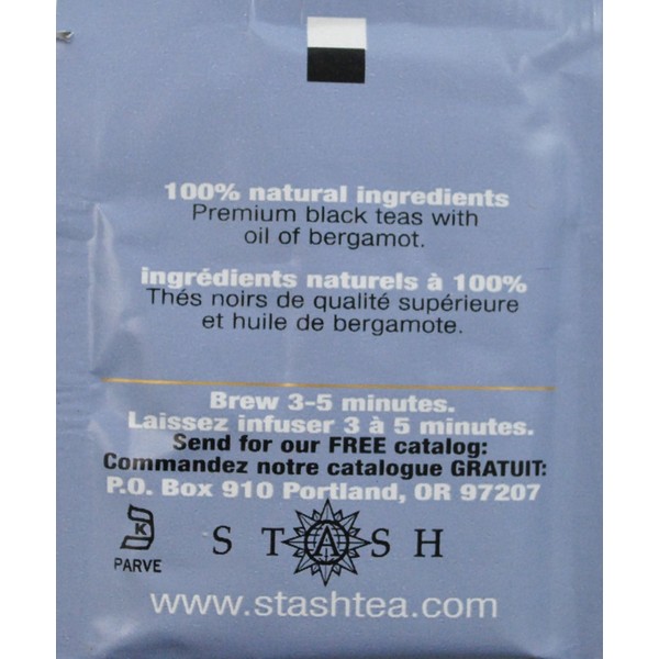 Stash Earl Grey Black Tea (Box of 30)