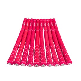 elitegrips Stinglace Rim Golf Grips, Set of 10, Backlined, Pink