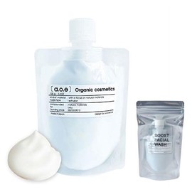 aoe Foam Whitening Facial Cleansing [Transparency] Boost Facial Wash [Organic Facial Cleanser] Aging Care Clay (1 Piece) *Care for Aging Skin Moisturizing