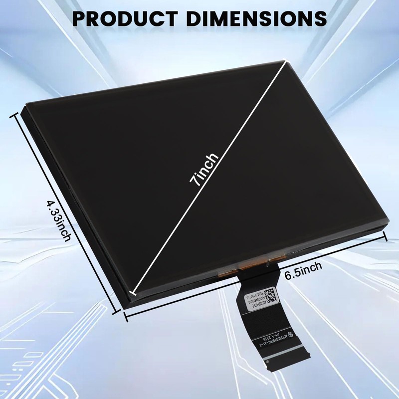 7" Uconnect Touch Screen Display Compatible with 2017 2018 2019