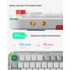 nuphy Kick75 Wireless Mechanical Keyboard with Knob,75% Layout 80 Keys