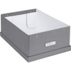 Bigso Box of Sweden Karin Collapsible Storage Box with Labelframe