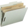 Nature Saver 01057 Classification Folder, 2-Inch Exp, Letter, 2-Div, 10/BX,