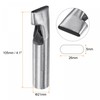 sourcing map Oval Hole Punch 5 x 26 mm Leather