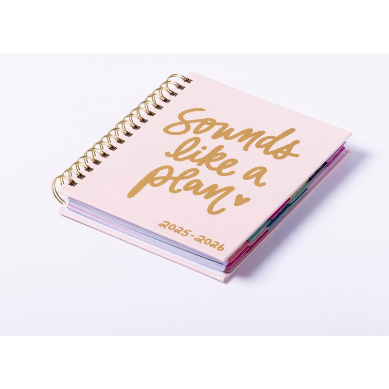2025-2026 Eccolo Spiral Agenda Planner, Sounds Like Plan, Weekly &