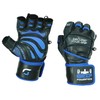 Grip Power Pads® Elite Leather Gym Gloves with Built-in 2"