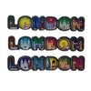 LILAJ Set of 12 London Souvenir Wooden Fridge Magnets of