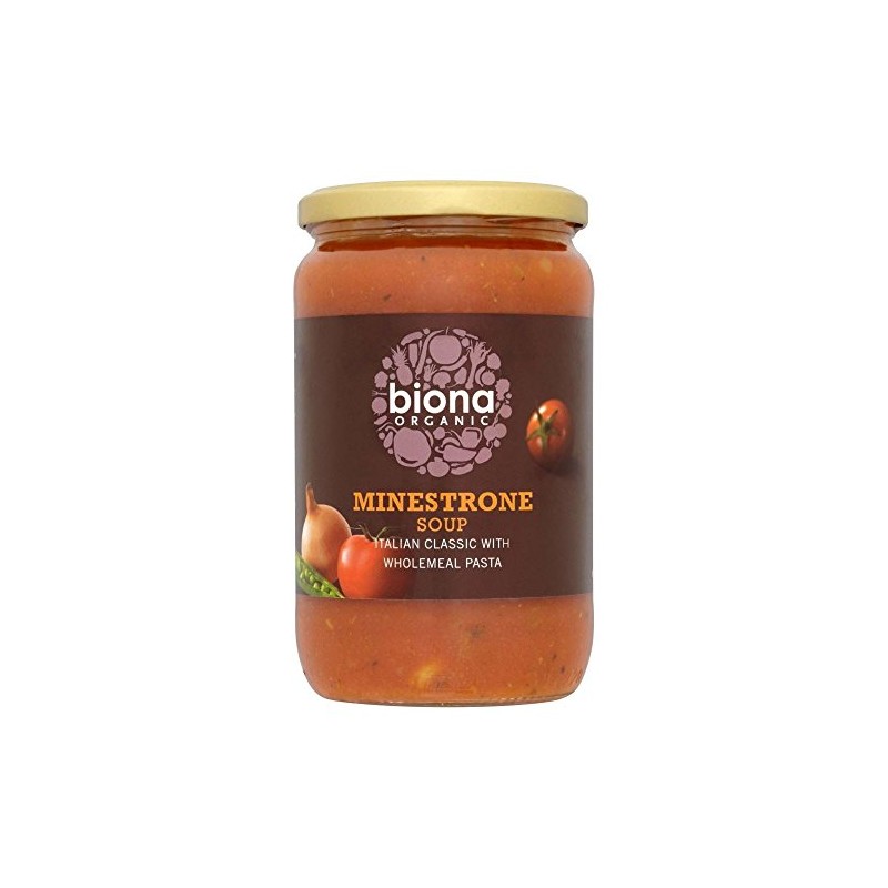 Biona Organic Minestrone Soup (680g) - Pack of 6