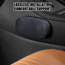 Car Knee Cushion - Car Center Console Knee Cushions,Soft Rest Pillow Vehicle Interior Accessories for Side Seat Men Driving