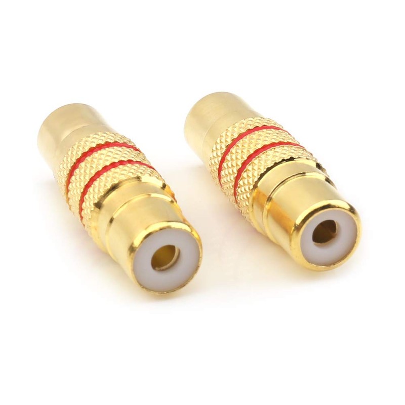 NANYI RCA Female to RCA Female Interconnect Coupler Adapter, with