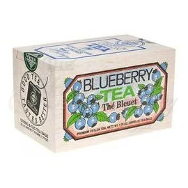 The Metropolitan Tea Company 62WD-618B-012 Blueberry 25 Teabags in Wood Box