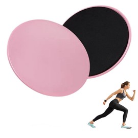 ZUJIACUN Yoga Pilates Slider - Double Sided Exercise slider for Carpet and hardwood floors -2 double sided sliding plates for core fitness, gym, carpet and hardwood floor home abdominal exercise equipment