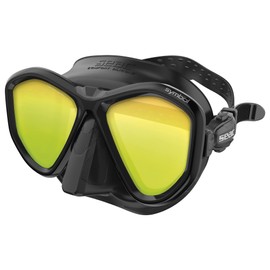 Seac Symbol, Made in Italy diving mask with two lenses and 3D buckle