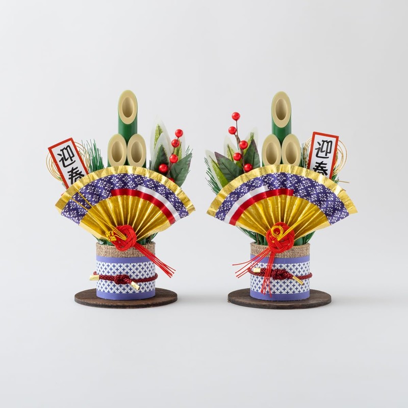 Kadomatsu New Year Ornament, Entrance Decoration, Figurine, 8.7 inches (22
