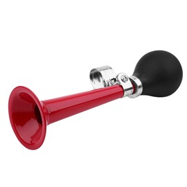 Bike Horn, Clown Horn, 5 Colors 2.2inch Cycling Bicycle Hooter Portable Bike Air Horn Bugle Bulb Squeeze Ring (Red)