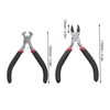 5Pcs Pliers Kit Diagonal Flat Nosed Bail Making Jewelry Pliers
