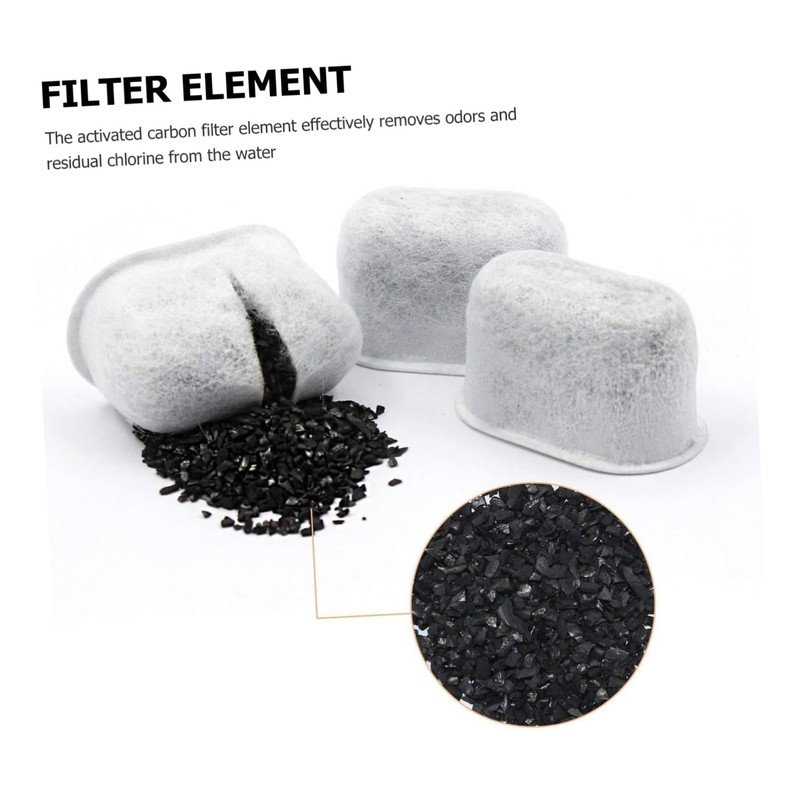 MAGICLULU 6pcs Activated Carbon Filter Supplies White Water Filter Bag