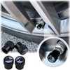 MEAJOO 4 PCS American Flag Tire Valve Stem Caps, Corrosion