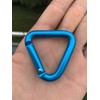 Holesto® Triangular Carabiner Set of 3 - Small Carabiner -