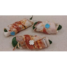 Nylon Skewer; Volk Enterprises, Inc. 1 Inch Blue Nylon Skewer; Package of 10; For Use in Bacon Wrapped Foods, Stuffed meats, Pinwheels; Replacement for toothpicks