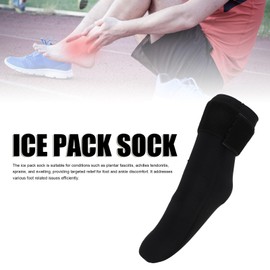 Paquete de Hielo Calcetín Gel Reutilizable Pie Paquete Frío 360 Grados que Cubre Envoltura de Pie Frío Caliente para Lesiones Fascitis Plantar Tendinitis de Aquiles