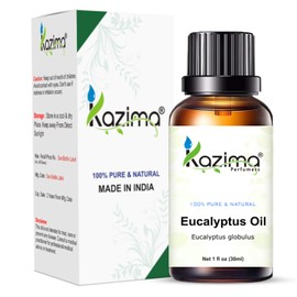 KAZIMA Eucalyptus Essential Oil - 100% Pure Natural & Undiluted For Skin care & Hair care (30ml)