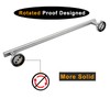 Nolimas Brushed Nickel Bath Towel Bar Single Bars Towel Rack