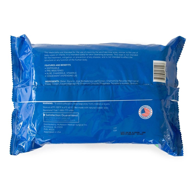 McKesson Personal Wipes, Staydry 96 Count - Pack