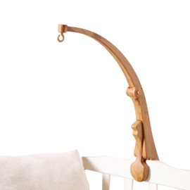 let's make Bed Mary Arm Mobile Holder Baby Clip Type Folding Crib Compatible Mobile Attachment Sleeping Bedding Baby Toy (Brown)